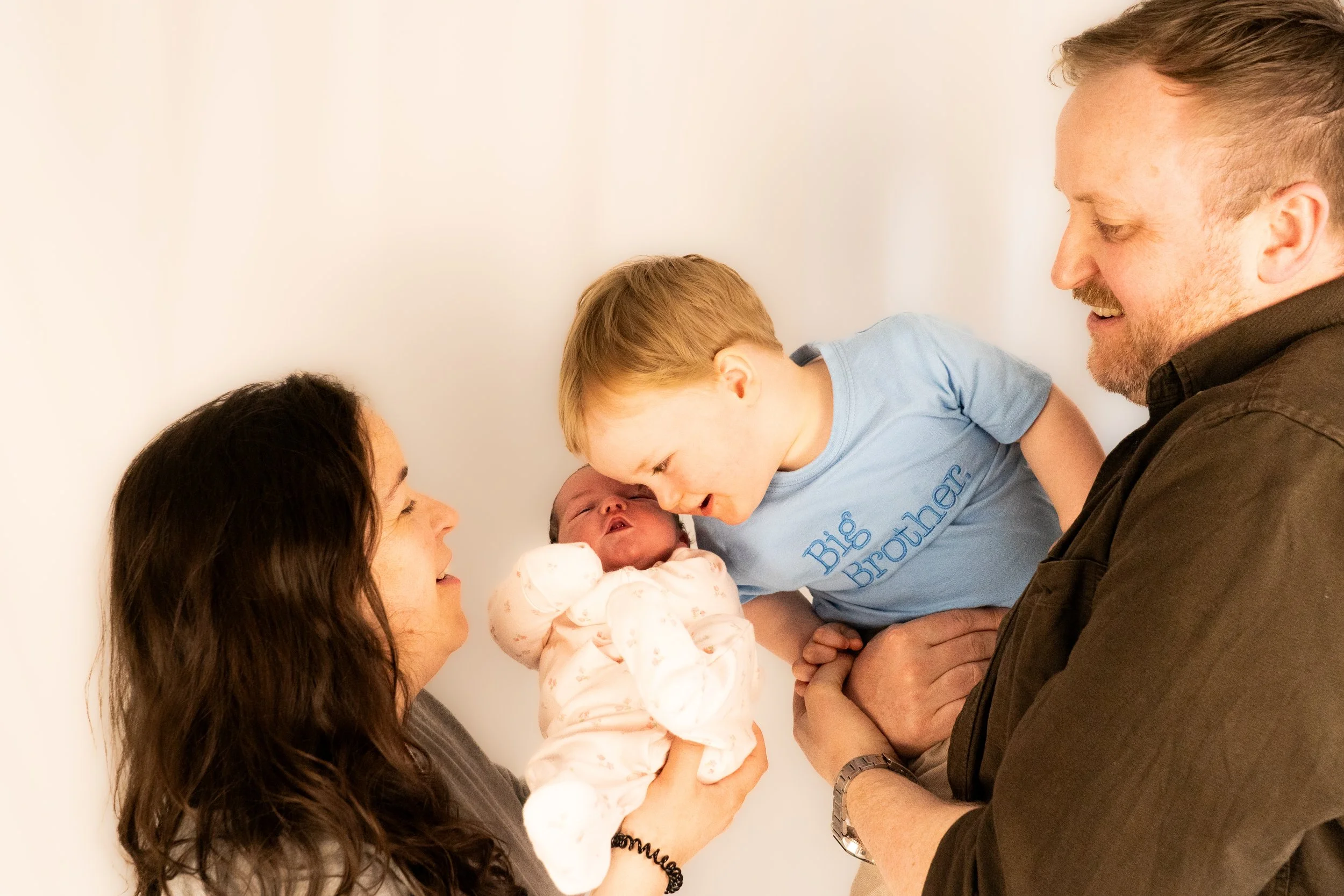 Newborn photos Wexford relaxed family moment