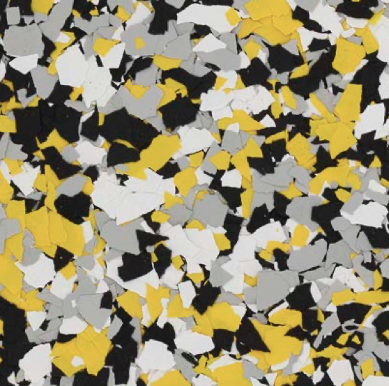yellow jacket epoxy flake color