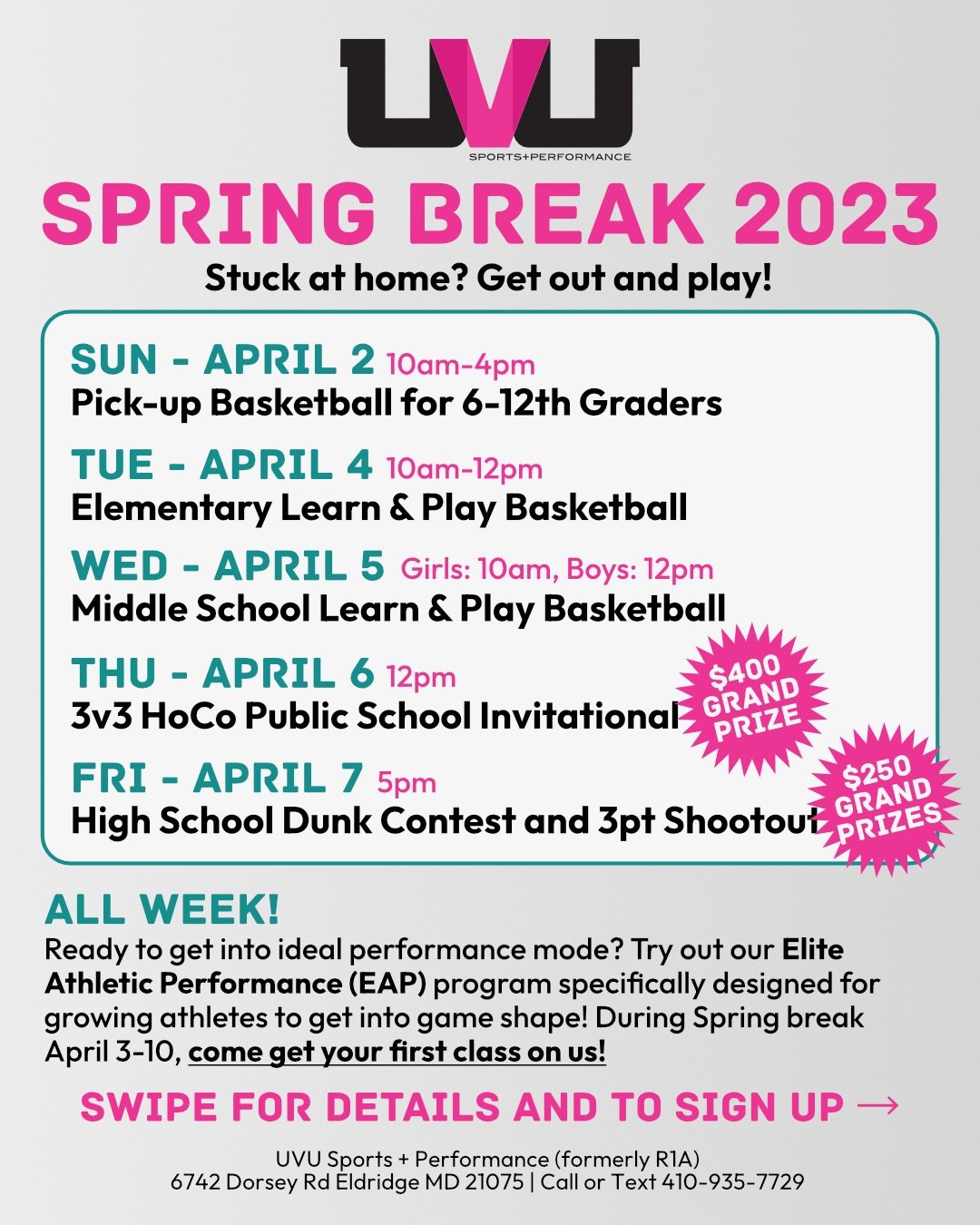 UVU Spring Break 2023 — Uvu Sports