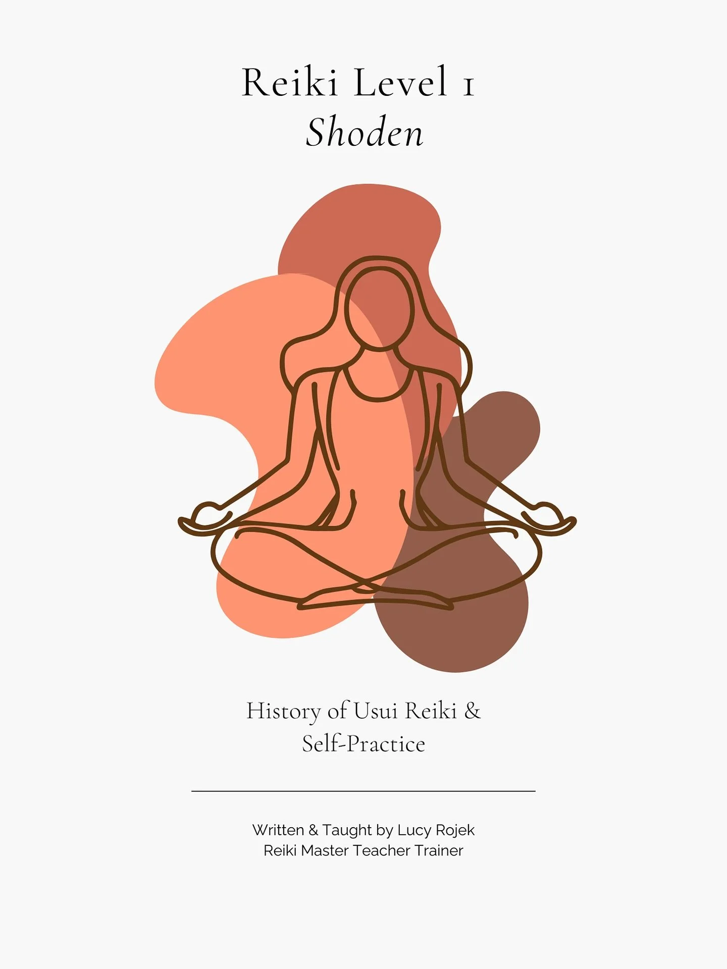 ✨Teaching my first Reiki Level 1 class last weekend still has me glowing.✨ 

Here&rsquo;s a little sneak peek of my Reiki Level 1 manual 👀 

Creating this was such a joy. My elementary education degree has been craving an outlet, and I absolutely ad