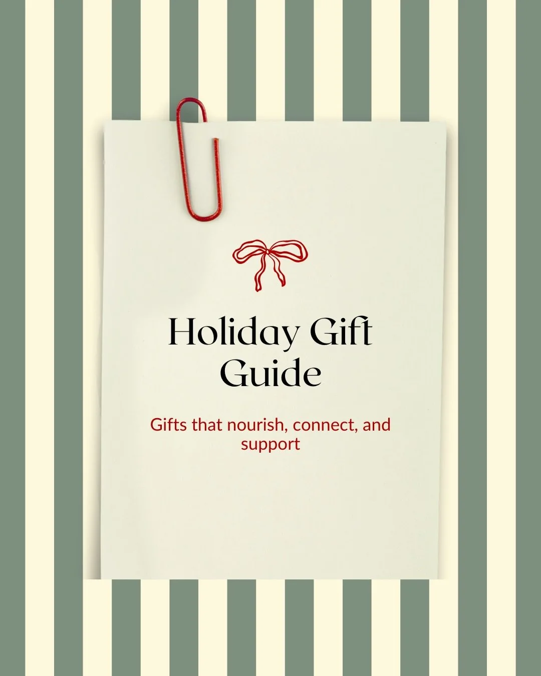 Here&rsquo;s a little holiday gift guide filled with the kinds of gifts I love giving the most &mdash; thoughtful, experience-based, and memory-making 🤍

My love language is quality time, so I naturally gravitate toward gifts that bring people close