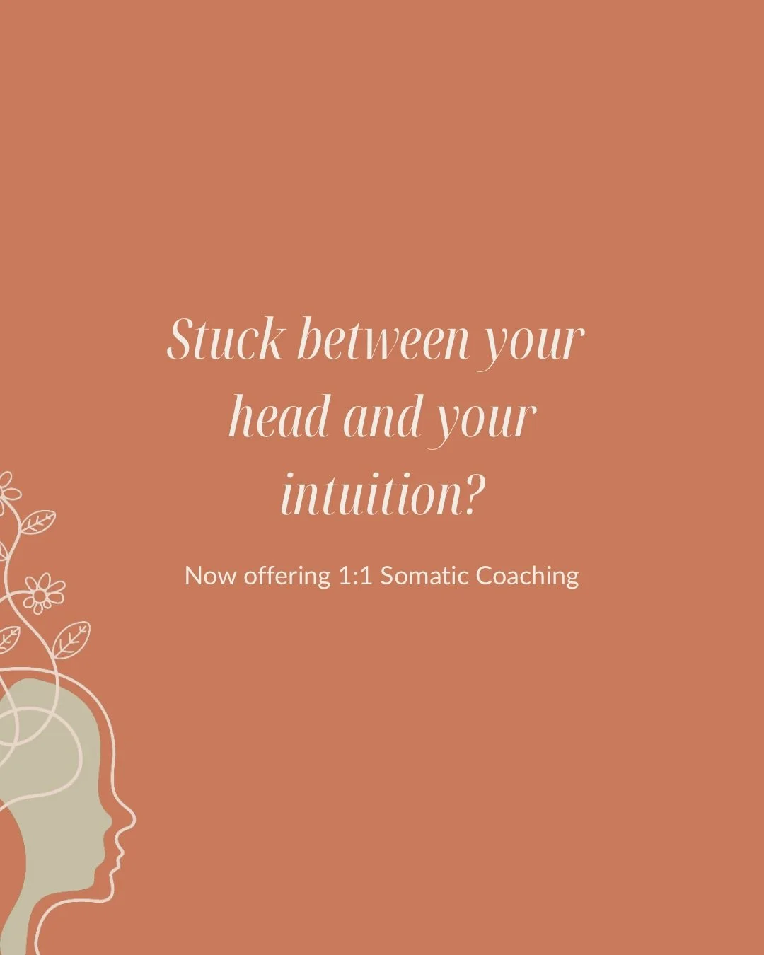 There are moments when thinking harder doesn&rsquo;t bring clarity &mdash; when the answers you&rsquo;re looking for aren&rsquo;t in your head, but in your body.

I&rsquo;m so excited to open 1:1 virtual somatic coaching sessions.

This is a space to