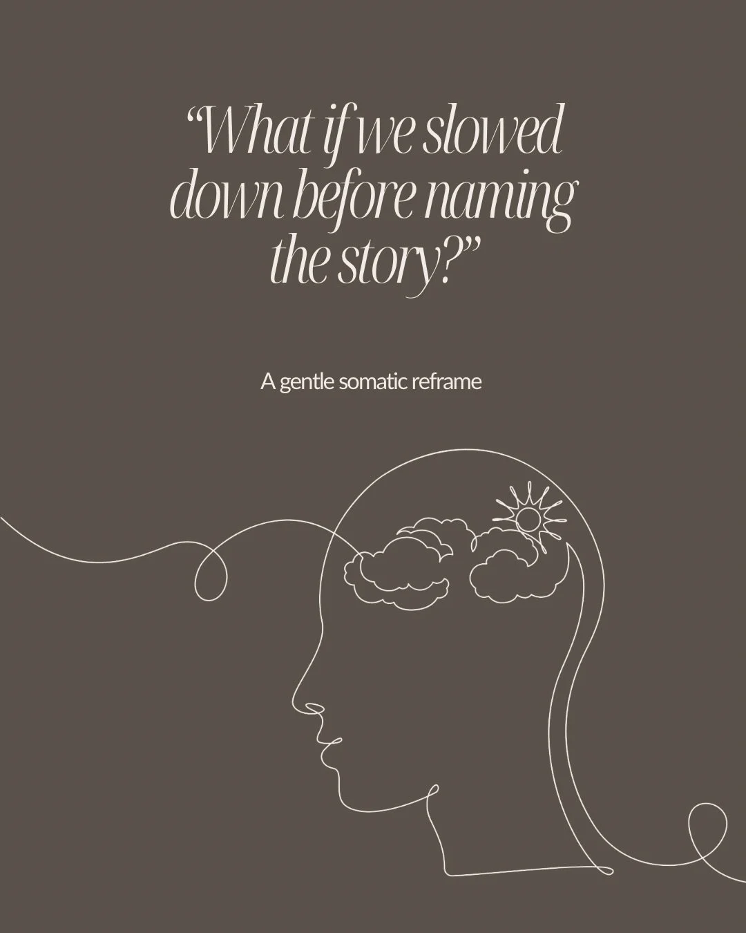 Lately I&rsquo;ve been noticing how quickly we move to naming what&rsquo;s happening inside us.

&ldquo;I&rsquo;m anxious.&rdquo;
&ldquo;I&rsquo;m overwhelmed.&rdquo;
&ldquo;I&rsquo;m stressed.&rdquo;

Those words are real. They matter.
And sometimes