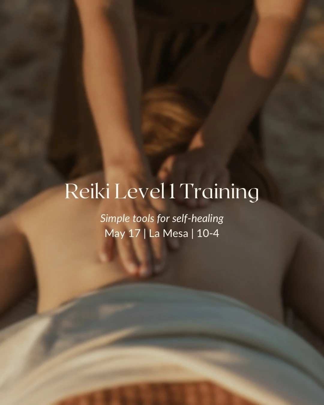 So excited to share my next Reiki Level 1 Training 🤗

Reiki has profoundly impacted my life in ways I never expected. It&rsquo;s truly an honor to share this practice and pass it on. There&rsquo;s nothing I love more than empowering people and putti