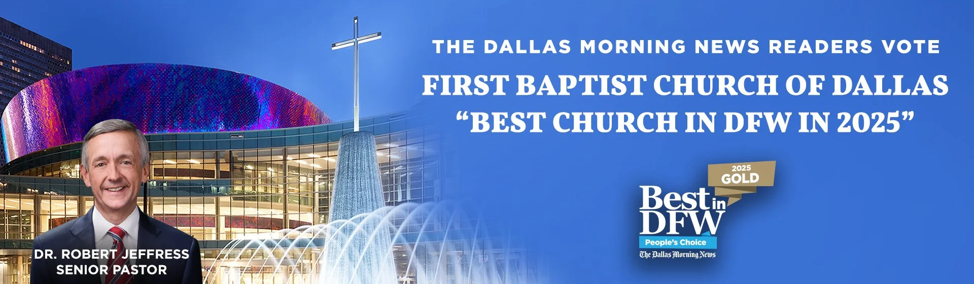 First Baptist Church of Dallas voted 'Best Church in Metroplex' by Dallas Morning News readers