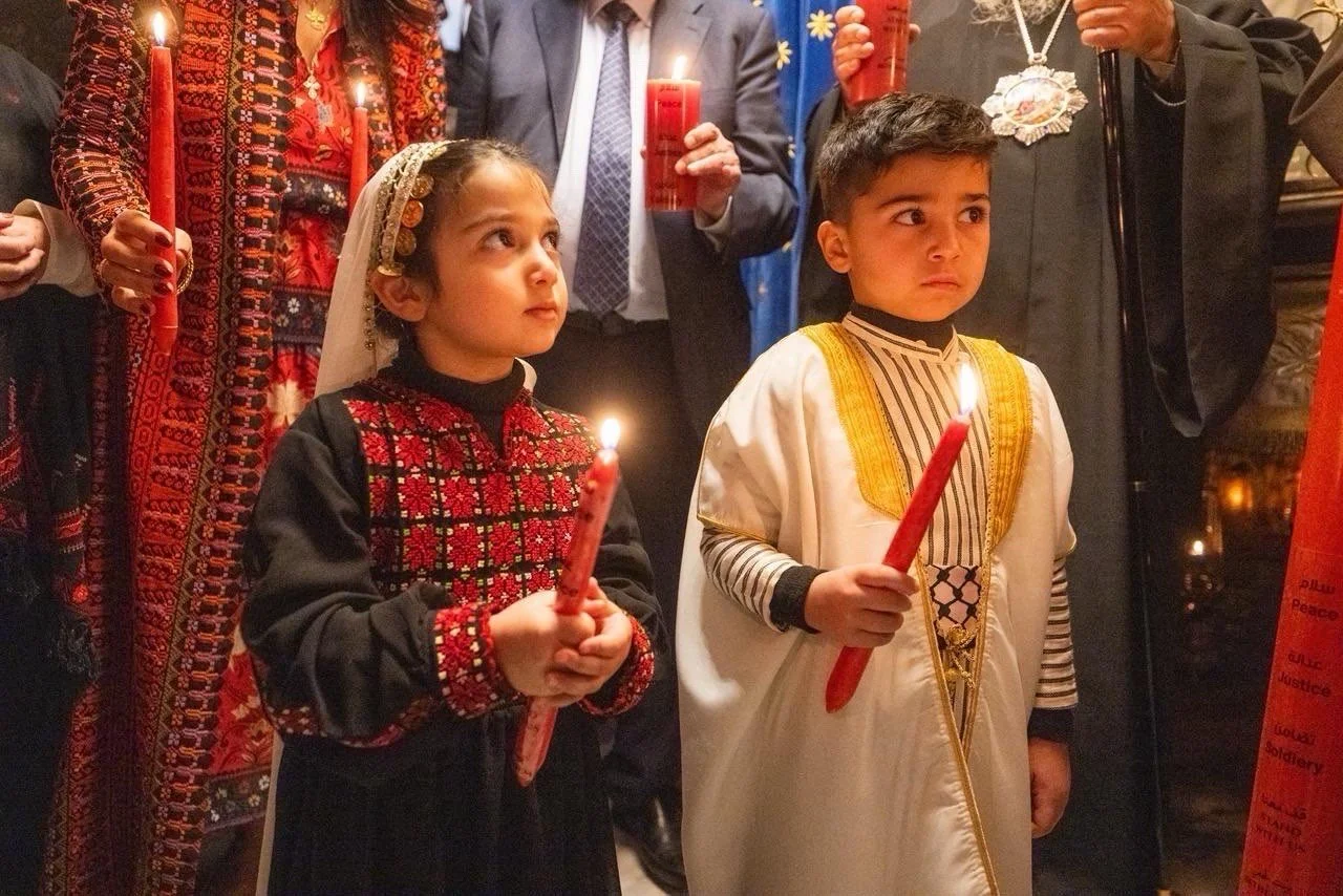 Christmas Eve: Christians light red candles for Palestine across 20+ countries