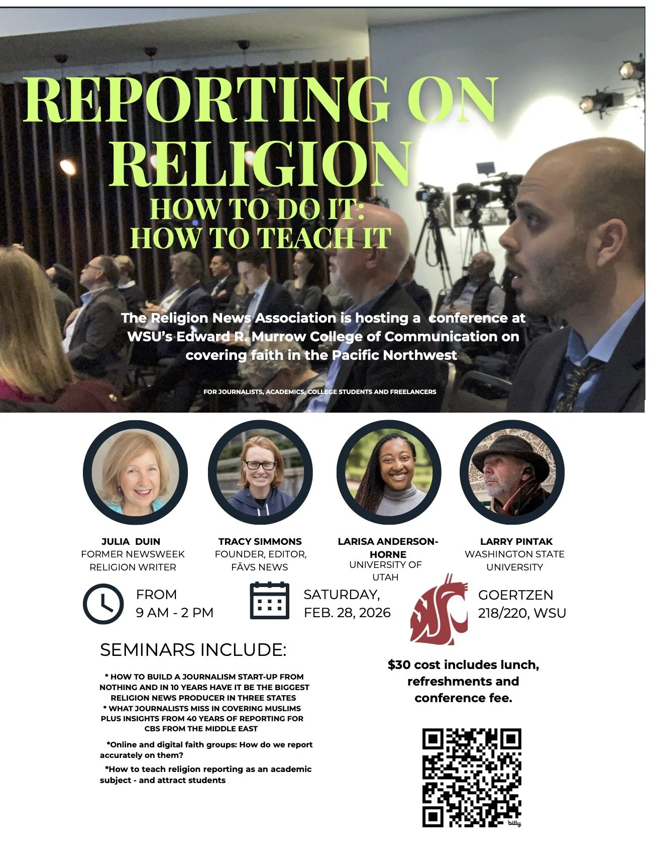 Reporting on Religion Conference at WSU