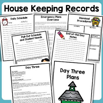 Sub Plans for 1st Grade Emergency Sub Plans Substitute Plans Day Three Sub Tub 2.jpg