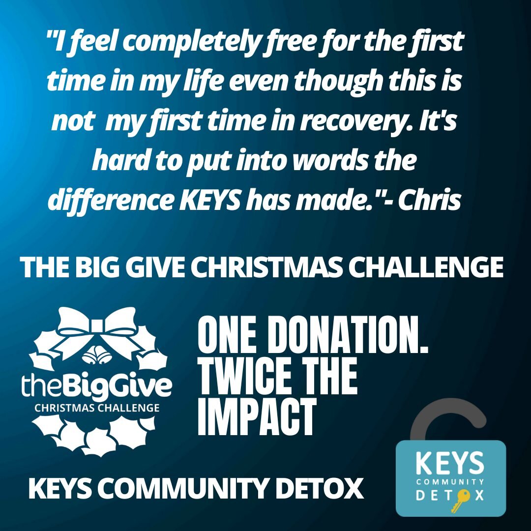 Can you help us to continue making a difference in the lives of people like Chris, seeking freedom from addiction? 
Give whatever you can, and see it doubled in support of our work in 2023! 
To donate, or find more info here: https://donate.thebiggiv