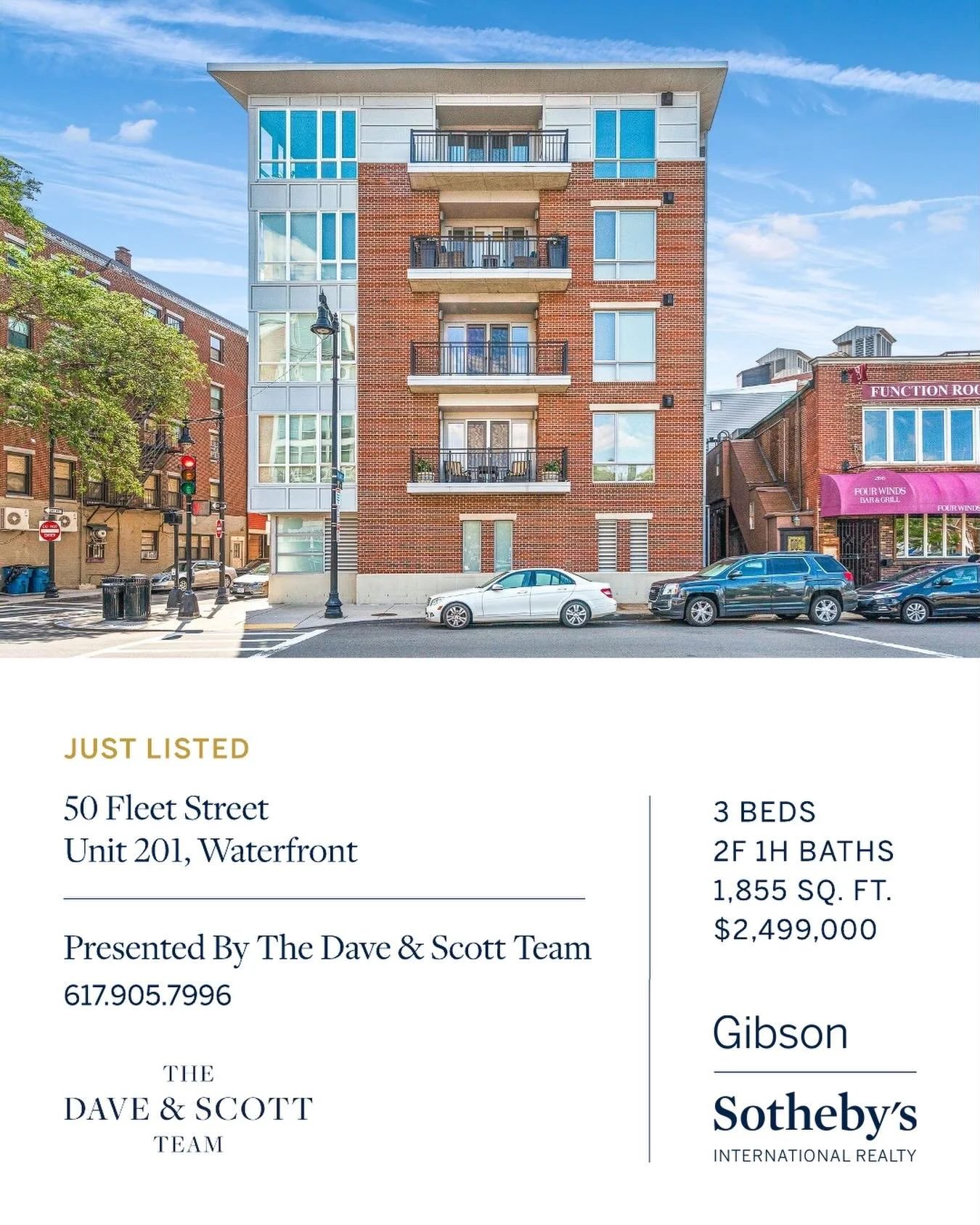 Just Listed!

Gracious 3 bed / 2.5 bath condo on Boston&rsquo;s Waterfront w/ seasonal Harbor views &amp; garage parking. Front-facing residence w/ foyer opens to large living room high ceilings &amp; gas fireplace. Chef&rsquo;s kitchen w/ breakfast 