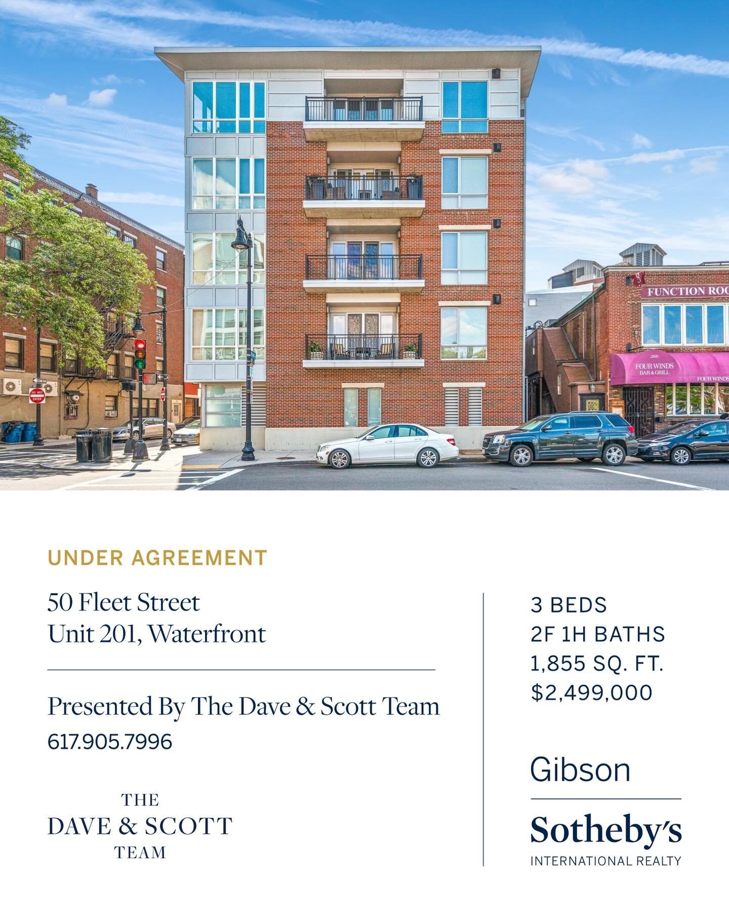 Under Agreement on the Waterfront!