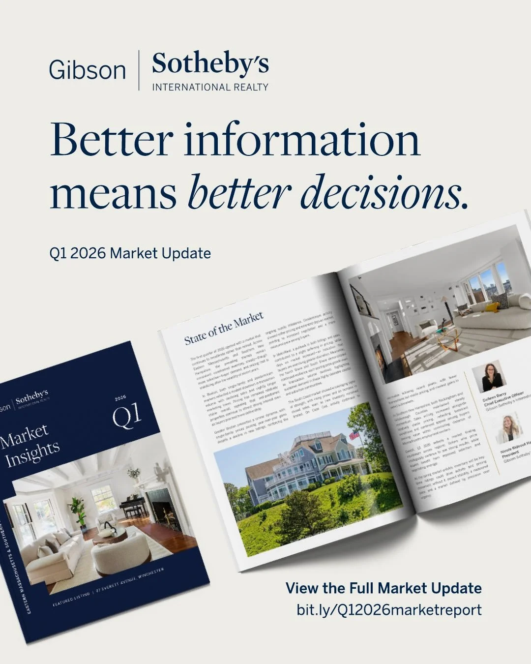I am pleased to share with you the real estate market trends throughout
Eastern Massachusetts and Southern New Hampshire for Q1 2026. 

No matter where the market takes us, I am your local expert, globally
connected and poised to guide you to your go