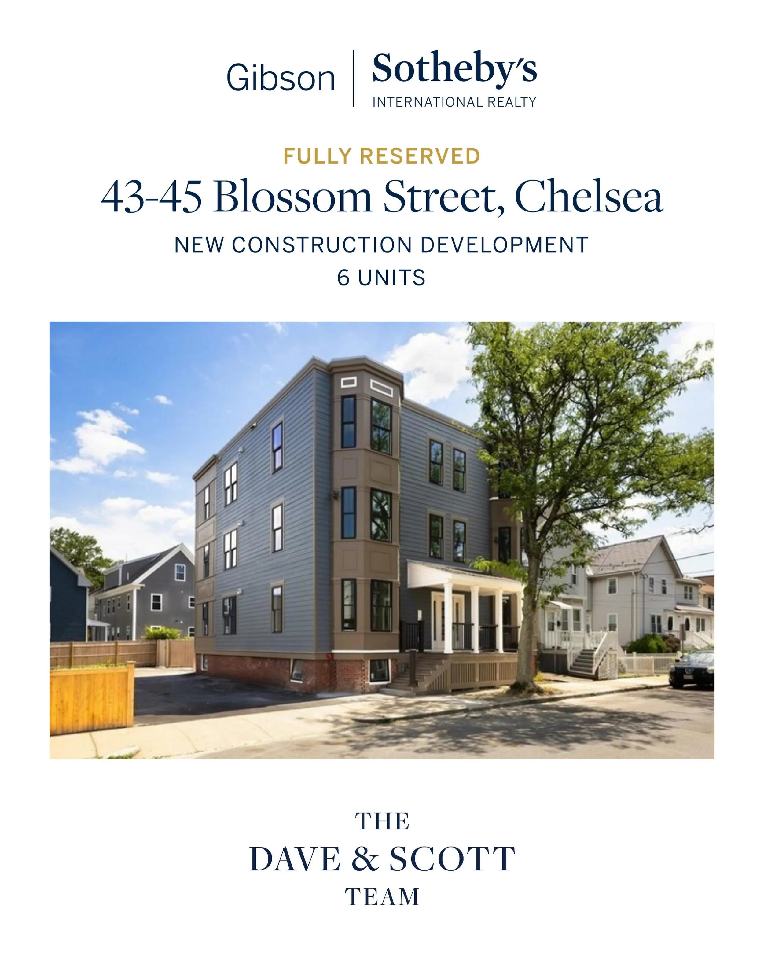 Congratulations to our client on having their 6 unit development now fully reserved!