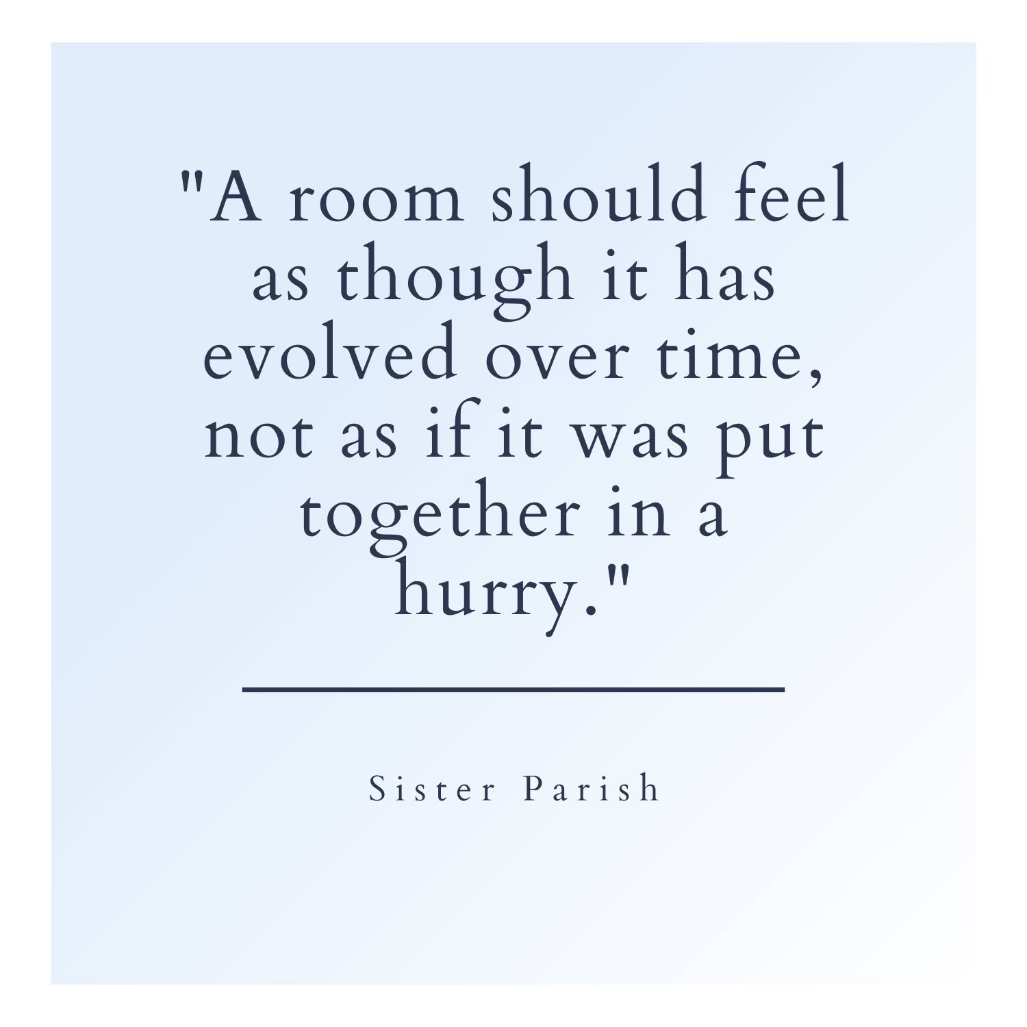 The best spaces tell a story - layered, lived-in, and full of soul. 

#jenniferkilgallendesign
#sisterparish  #quotes #interiorstyling #interiordesign #designinspo #njdesigner #interiorinspo #interiorstatements