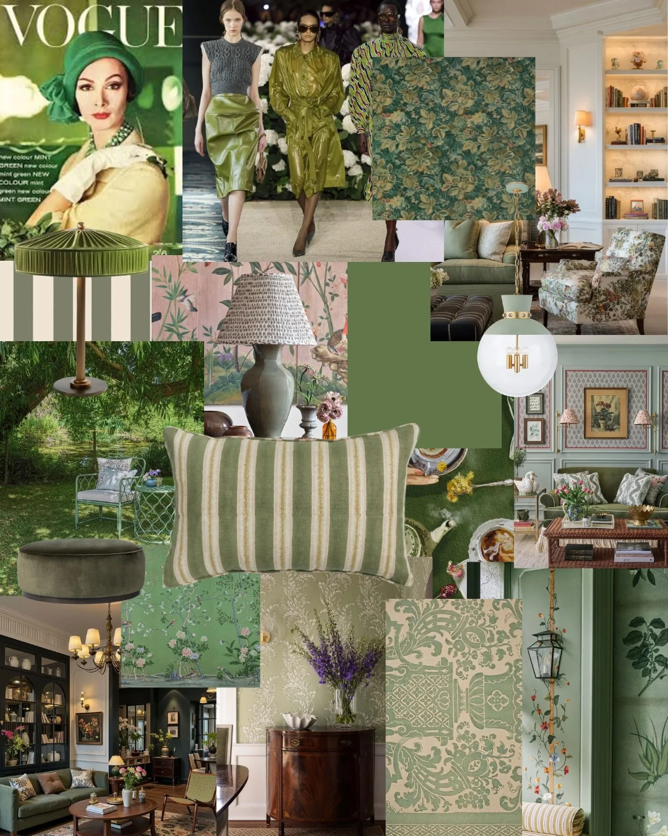 Happy St Paddy&rsquo;s Day! Proof that green is always in style!

#greendesign #newjerseyinteriordesigner #interiordesigncollage #designerinspiration #greenfurniture