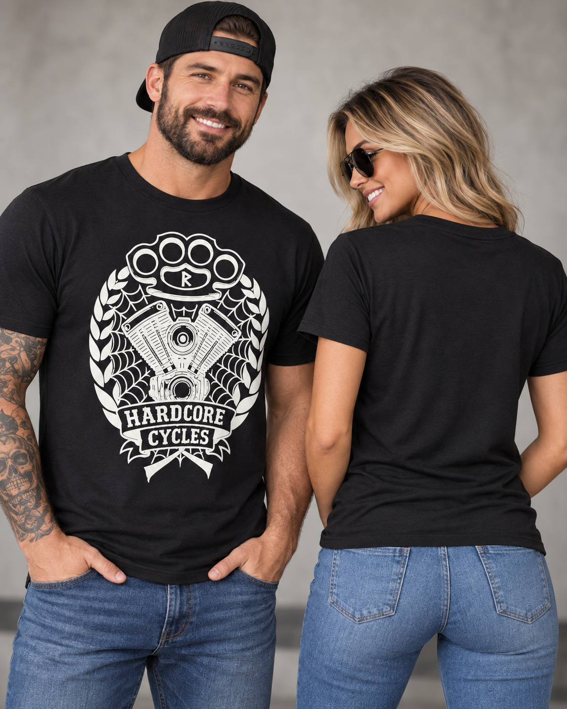 Hardcore Cycles V-Twin Graphic Tee