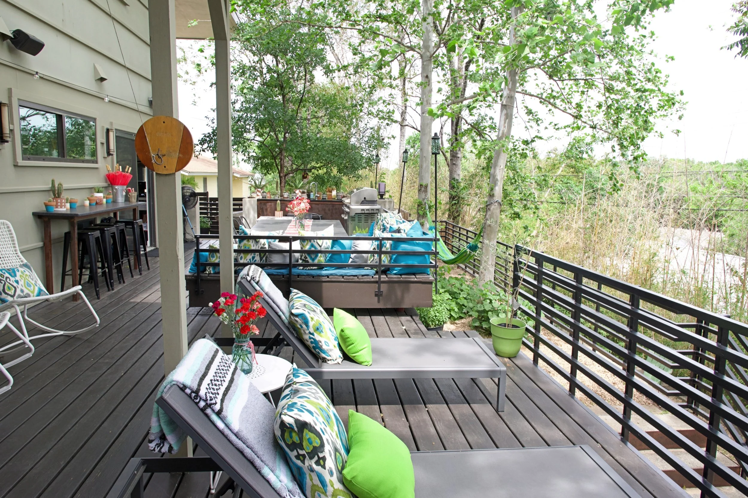 Relax on Chaise, Day or Night.