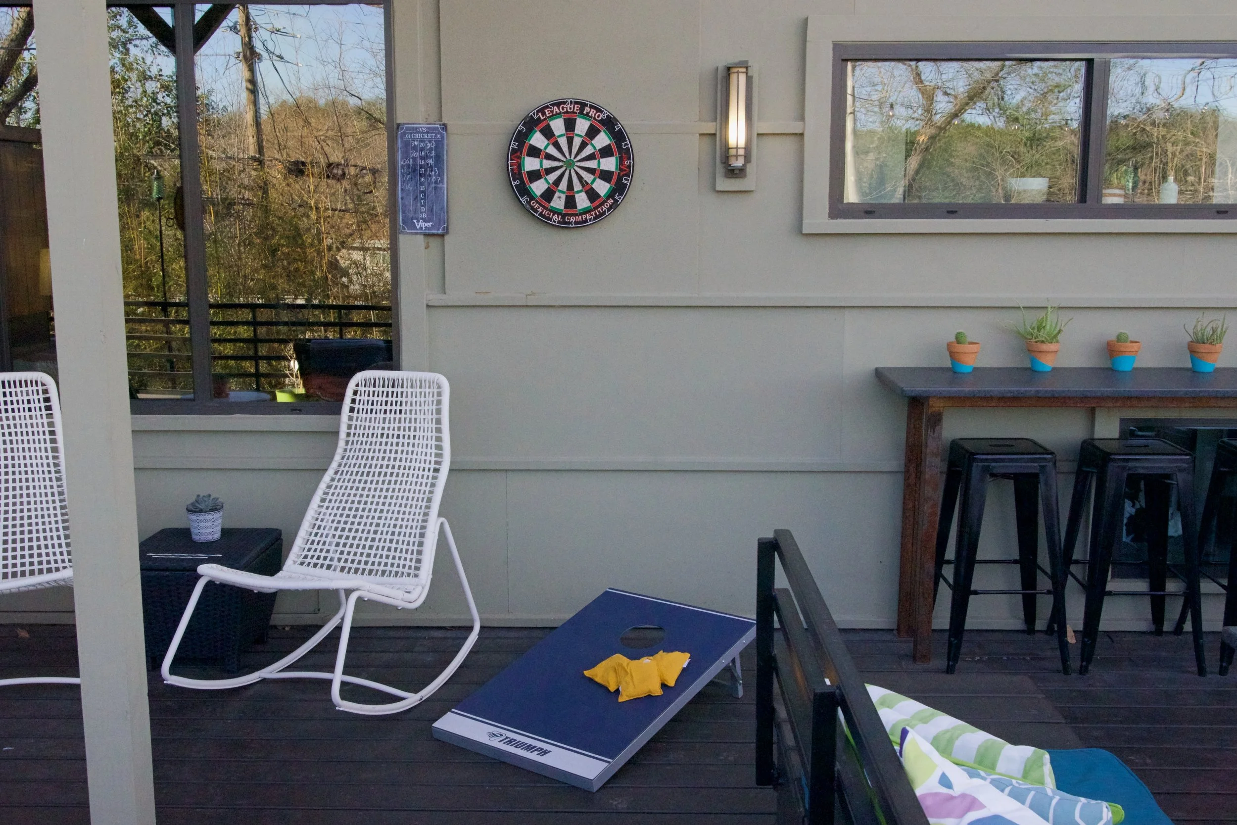 Darts and Corn Hole