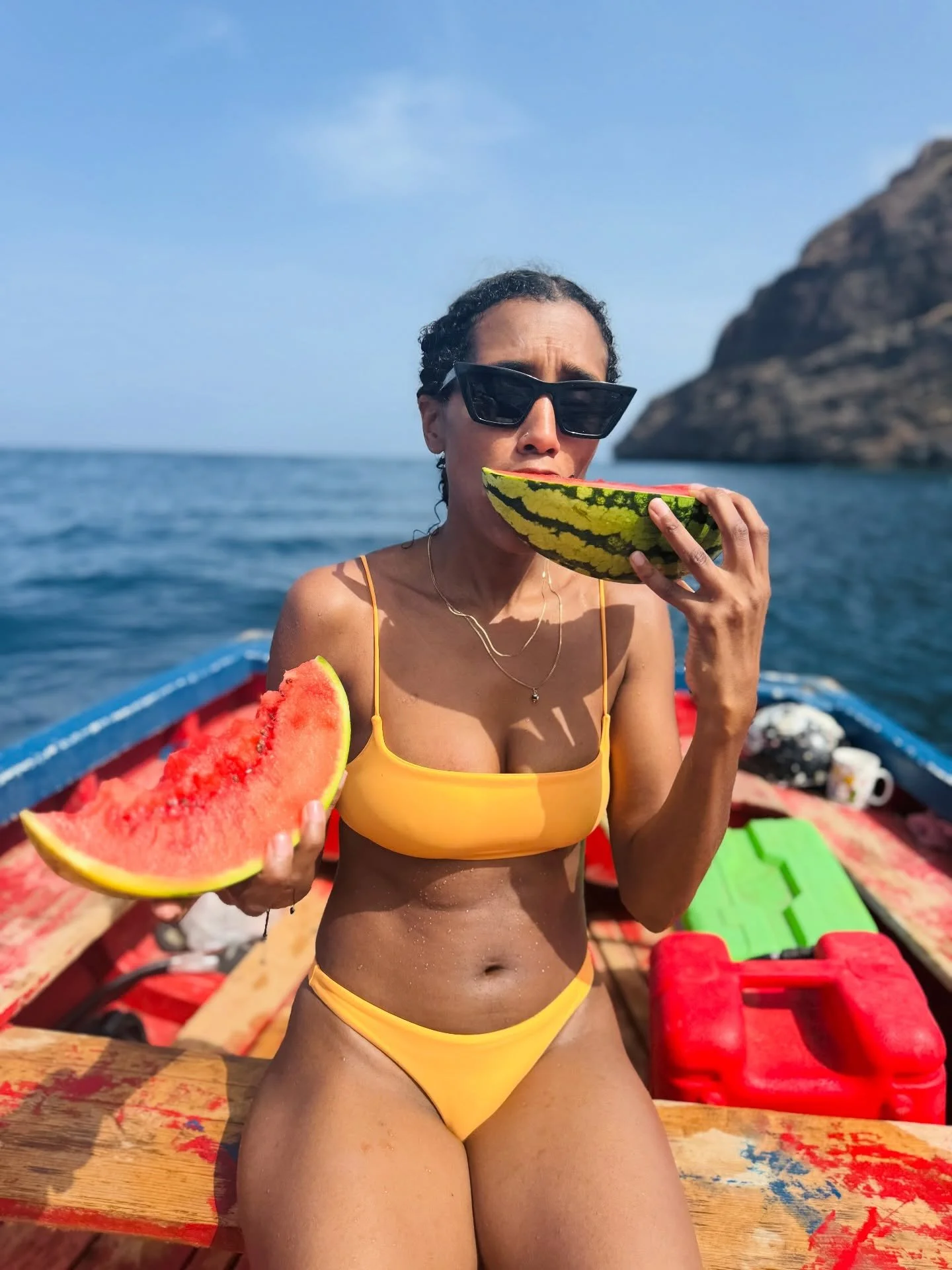 Cheers to 37 another birthday in Cabo Verde &mdash; the next 15 days I get to just be ❤️ it&rsquo;s emotional in the best way because this time I&rsquo;m here as a citizen. I&rsquo;ll be visiting 3 islands .. Sao Vicente, Santo Antao, and closing out