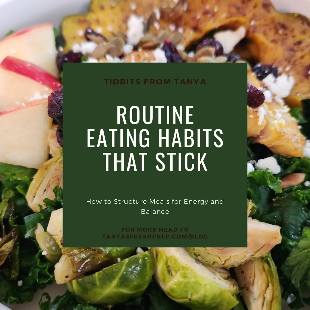 🙌🏼Happy Friday! Today on the menu are “Routine Eating Habits that Stick”⬇️
💪🏼Start with Protein
Think chicken, turkey, fish, eggs, or Greek yogurt.
🫑Add Color with Vegetables
Aim for a mix of colors for the best variety and digesti
