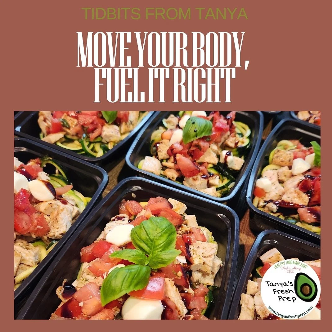 ✨MOVE YOUR BODY. FUEL IT RIGHT
💪🏼Our bodies thrive when we stay active and fuel them with nutrient-rich meals. This week’s menu is designed to make that easier than ever — with wholesome, flavorful options that nourish your body and ke