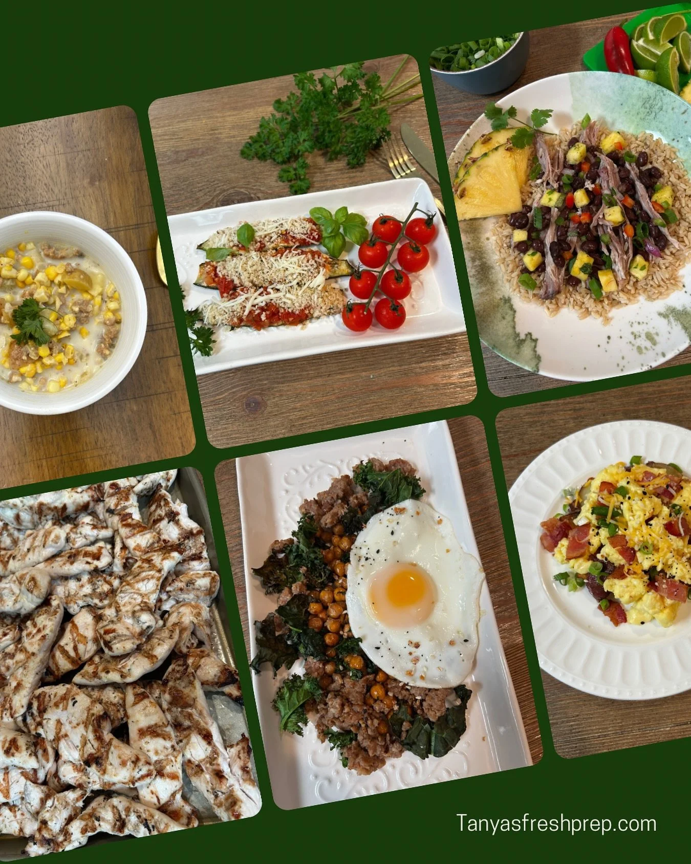 👏🏼 Yesterday we sent out the 10/26 menu and it was full of fresh ingredients and packed with bold flavors! 
❤️Each week, Tanya pours her heart into creating meals that taste amazing and make your life easier. Tanya has YOU in mind every step of th