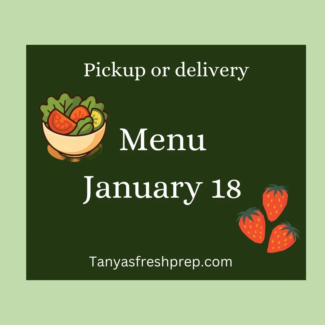 ➡️Get your order placed for pickup or delivery on January 18! Start your new year off right with Tanya&rsquo;s Fresh Prep. Make it easy- let TFP do the cooking. 

🥑Order at Tanyasfreshprep.com 
&bull;Link in Bio&bull;

#MealPrepMadeEasy #HealthyEati