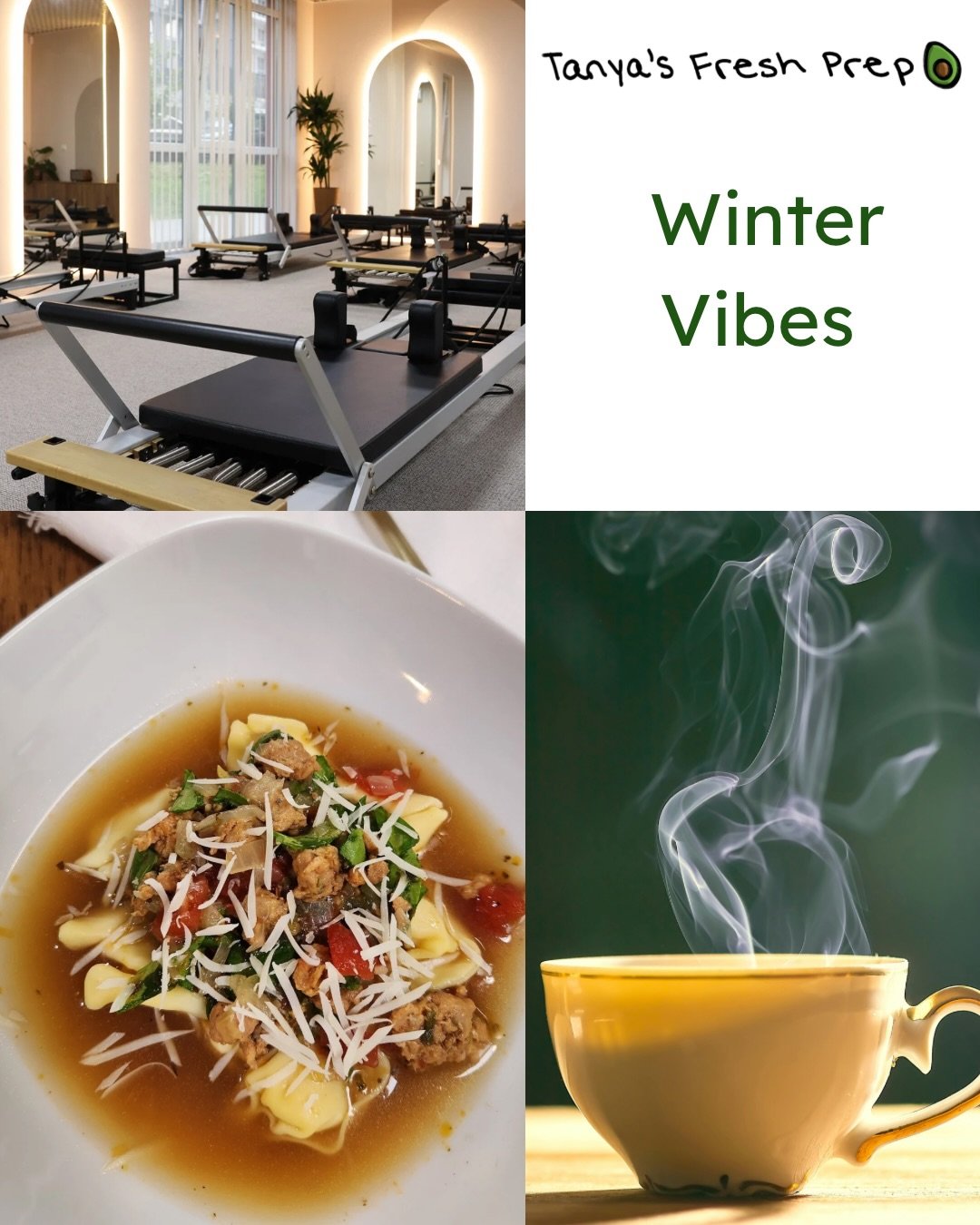 ❄️🌷Which season fits you today?☀️🍁

☕️Some days we&rsquo;re feeling the cozy sweater weather with
TFP soup, a hot drink, and pilates...

🌸Other times we&rsquo;re full spring energy, craving fresh bowls, lavendar matcha, and long walks.

✨Each one 