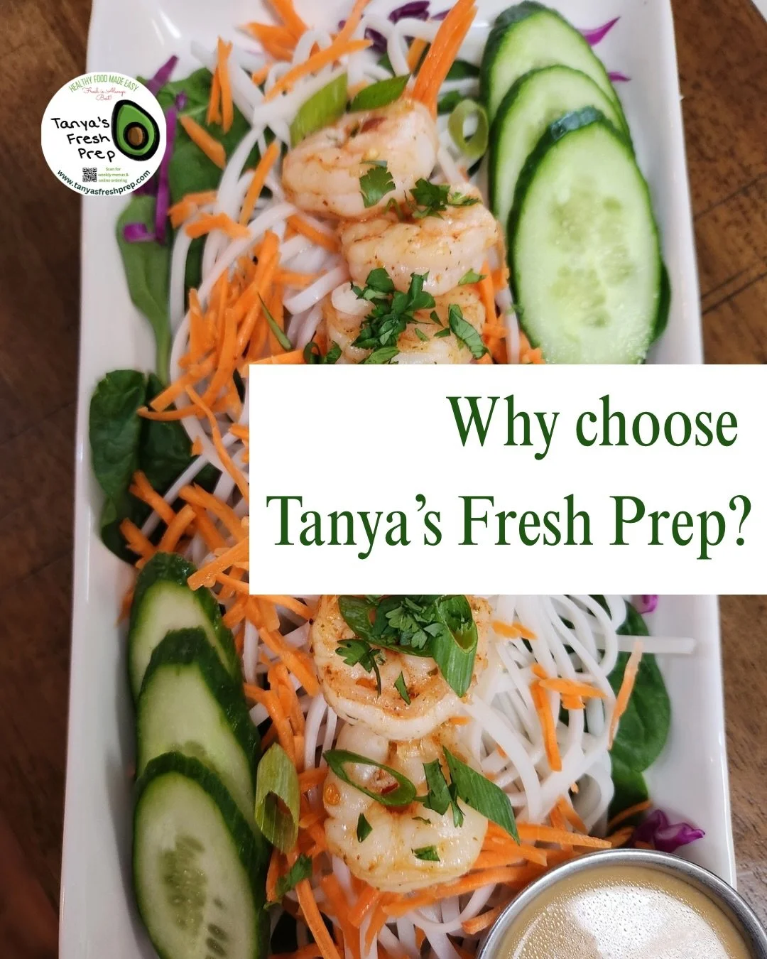 Choosing Tanya&rsquo;s Fresh Prep means less stress and better meals 💚

➡️Tanya sources fresh, seasonal ingredients, takes the guesswork out of eating, and creates protein-forward meals that keep you satisfied.

✨Prioritizing eating well should feel