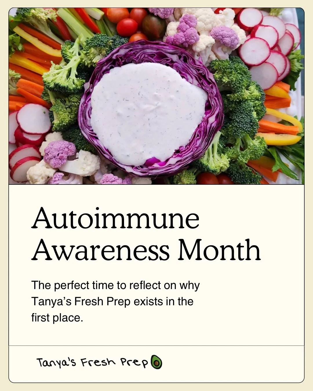 💚March Spotlight: Autoimmune Awareness Month is the perfect time to reflect on why Tanya&rsquo;s Fresh Prep exists in the first place.

✨Tanya started TFP from her passion for supporting overall health through food. Every meal is thoughtfully design