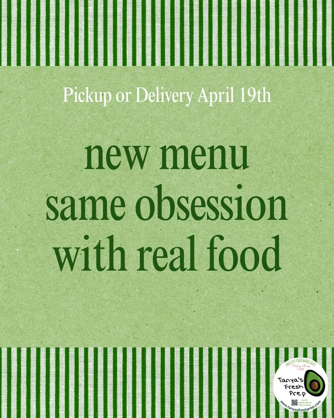 Your meal prep lineup just got a serious upgrade🙌🥳

The TFP Smoky Beef &amp; Lentil Taco Bowl, Strawberry Grilled Chicken Harvest Salad, and Eggs Hash Breakfast Skillet are available for pickup or delivery April 19th.

Click the link in our bio to 