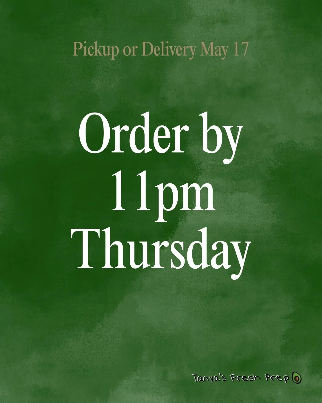 Next week&rsquo;s meals aren&rsquo;t going to prep themselves.😉

That&rsquo;s why we&rsquo;re here! Order your meals by 11pm Thursday. Visit tanyasfreshprep.com or click the link in our bio to order. 

#mealprep #healthydiet #protein #tanyasfreshpre