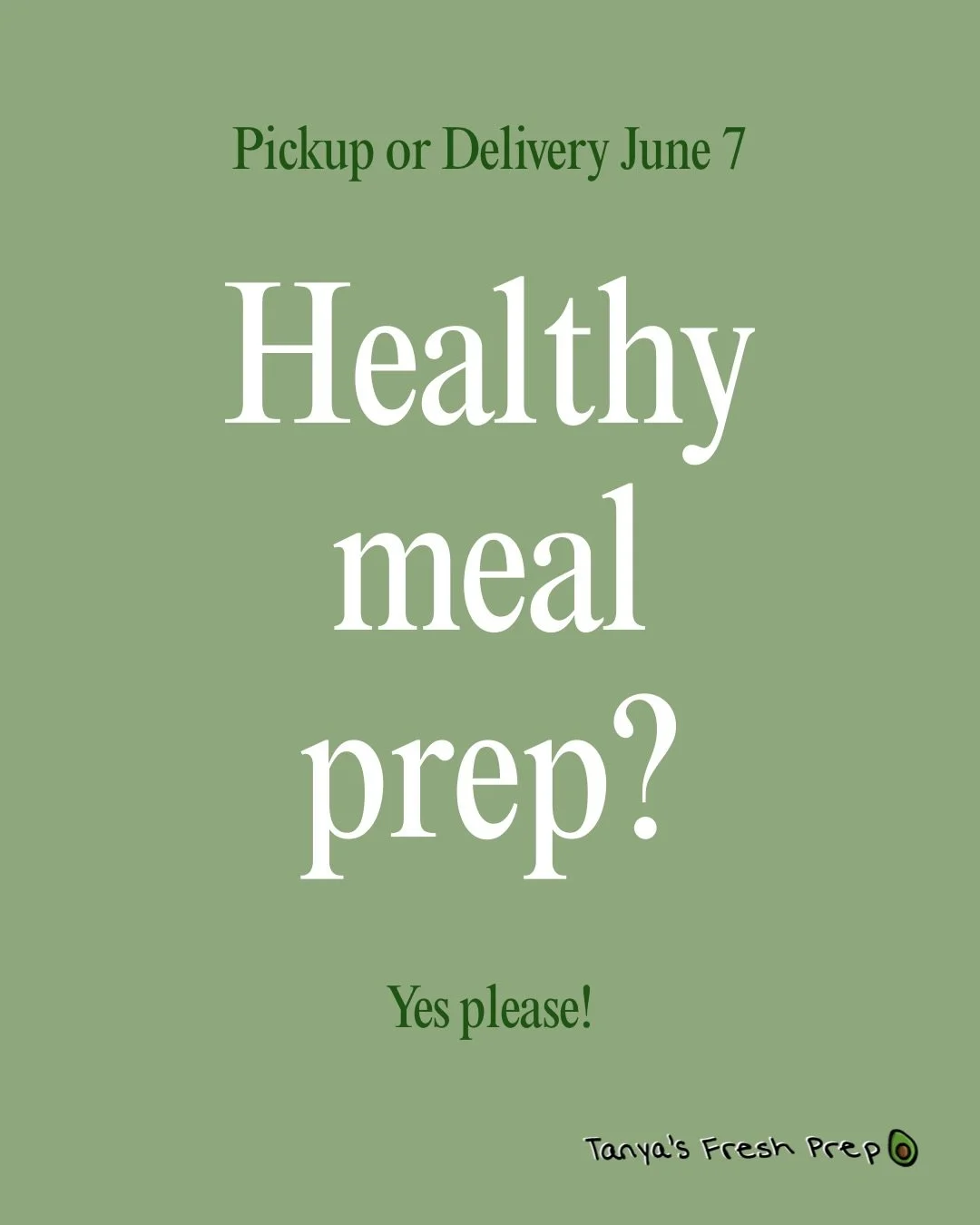 Healthy meal prep? Yes please. 
The menu for June 7th is here👏💚🥑

Visit tanyasfreshprep.com or click the link in our bio to order! 

#mealprep #newmenu #tanyasfreshprep #clearwaterflorida #tampa
