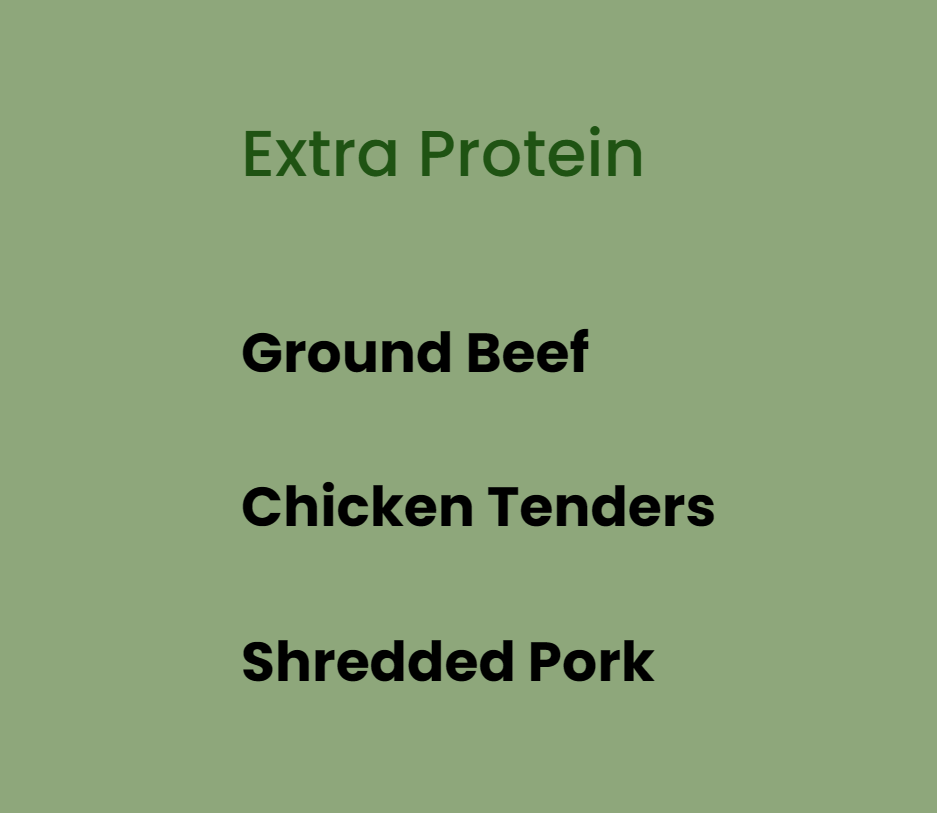 Extra Protein - Meal add-on