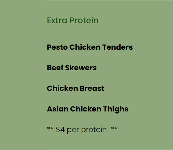 Extra Protein - Meal add-on