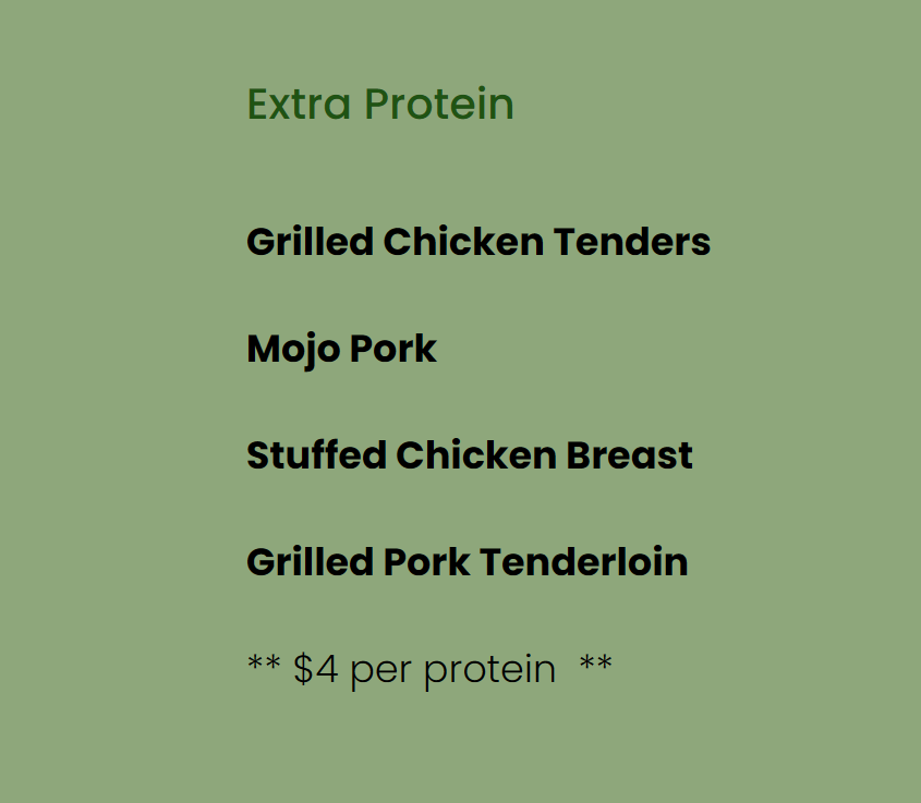 Extra Protein - Meal add-on