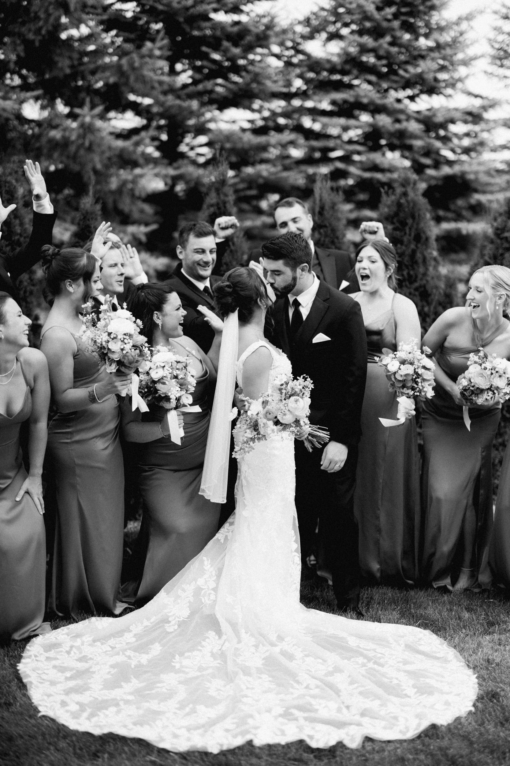 Jason and Sarah bridal party