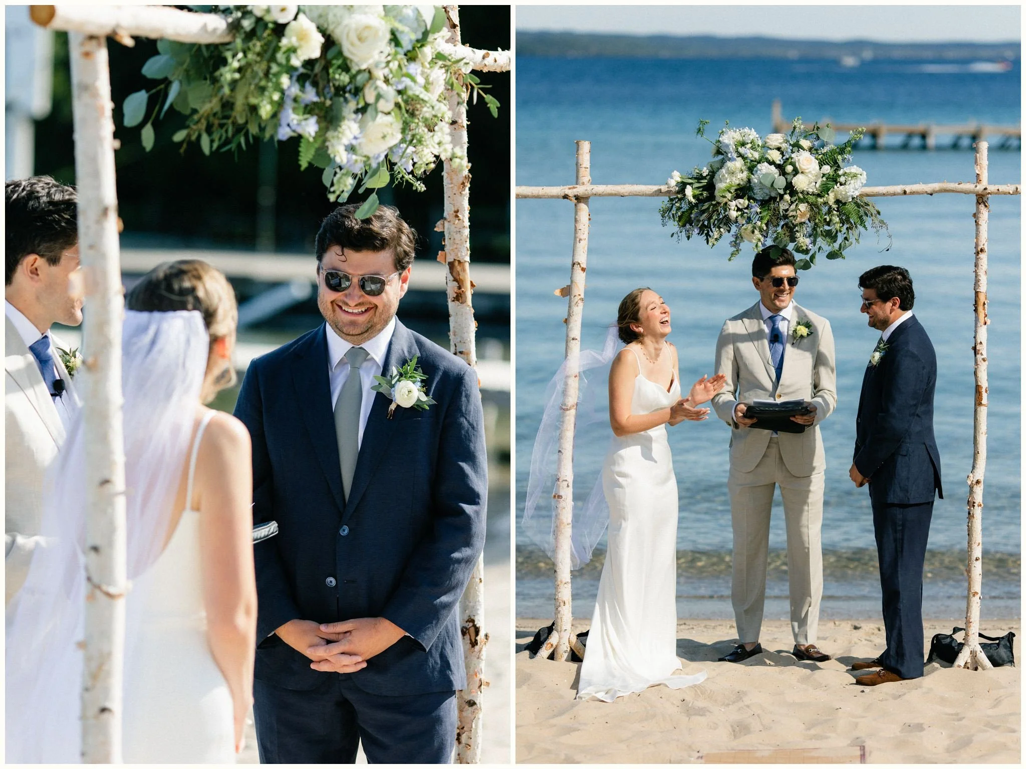 emotional michigan wedding ceremony