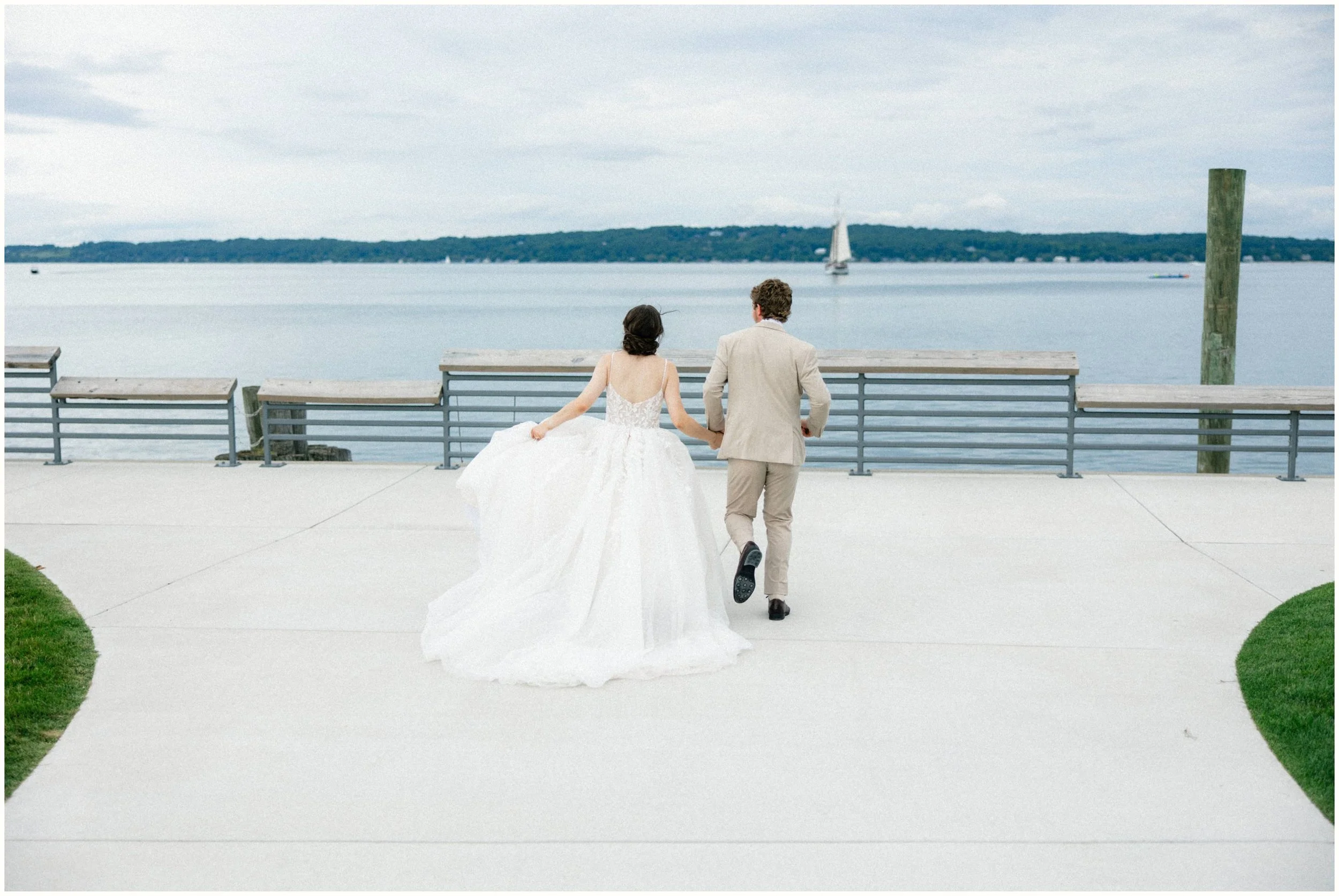 candid wedding photography traverse city