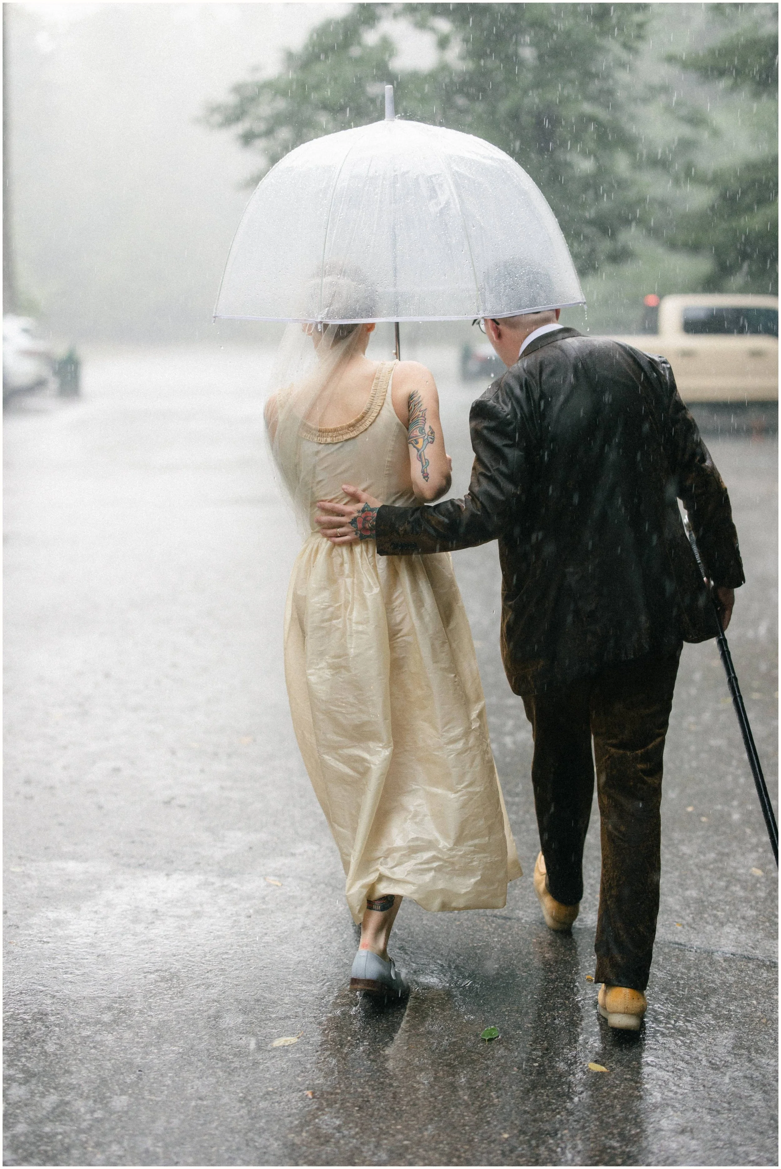 Wedding day thunderstorm