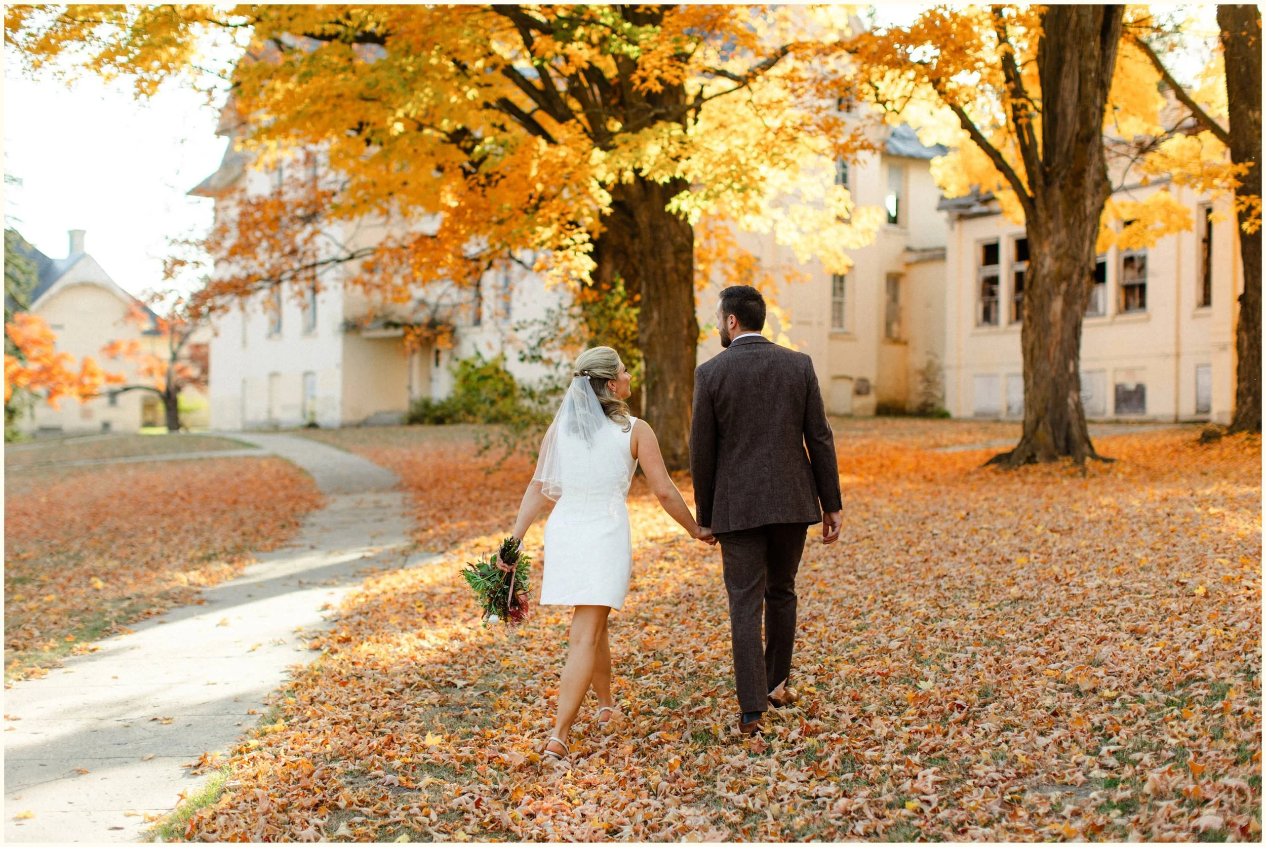traverse city state hospital wedding portraits