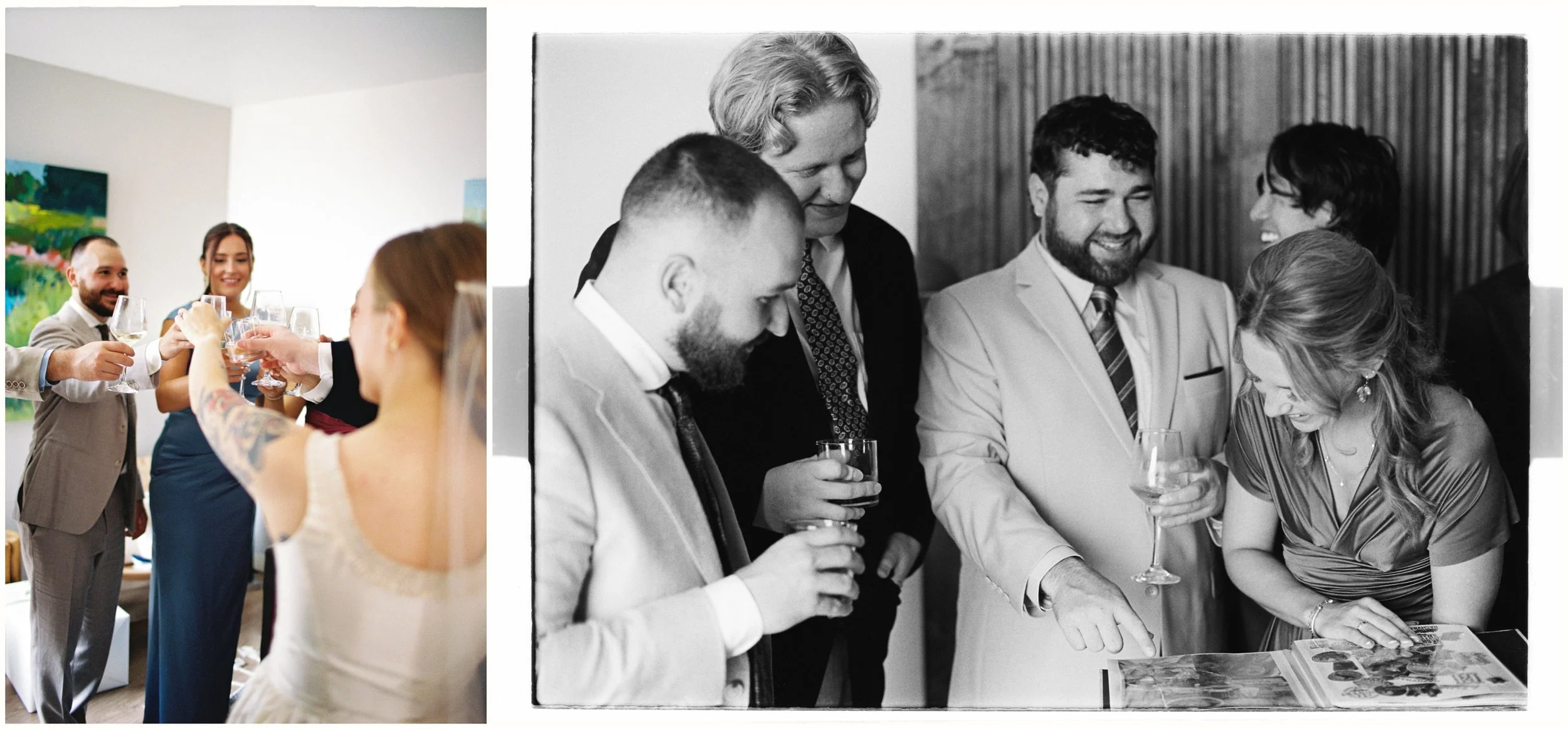 Bridal Party toast