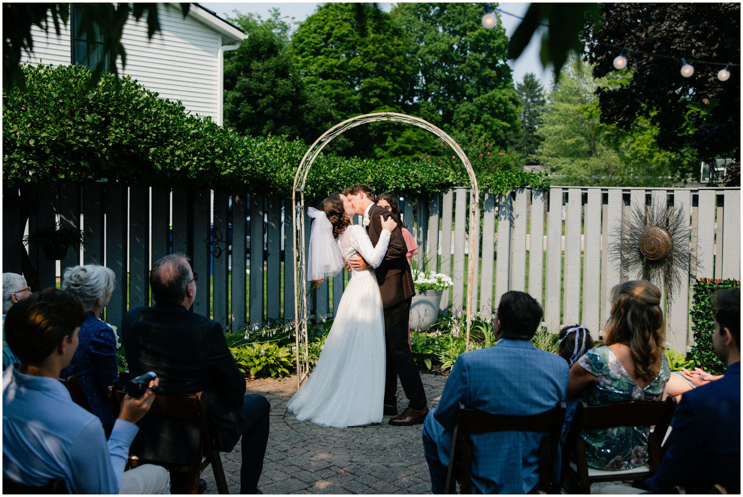 northern michigan intimate wedding ceremony 