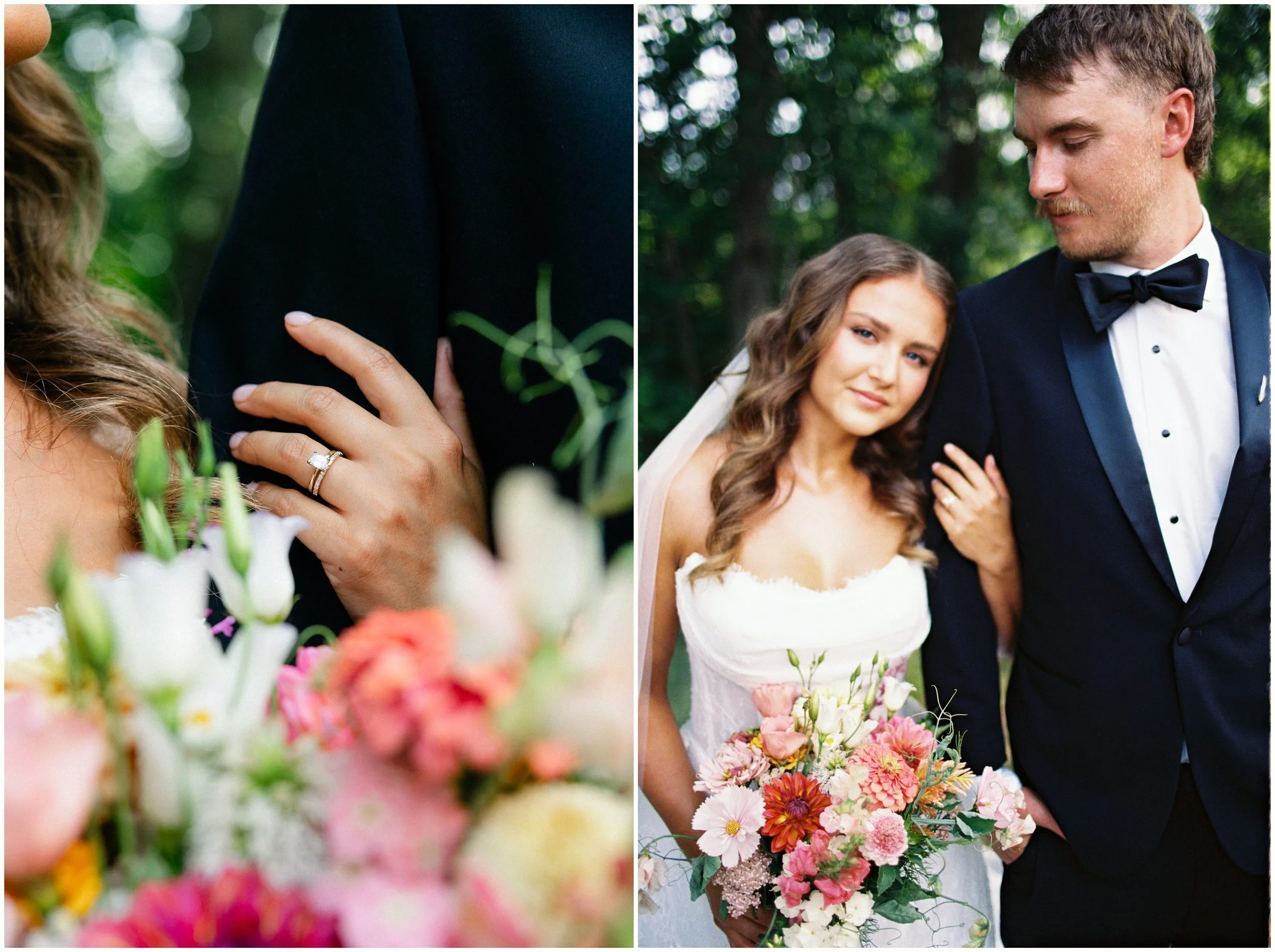 Bride and Groom Film Portraits