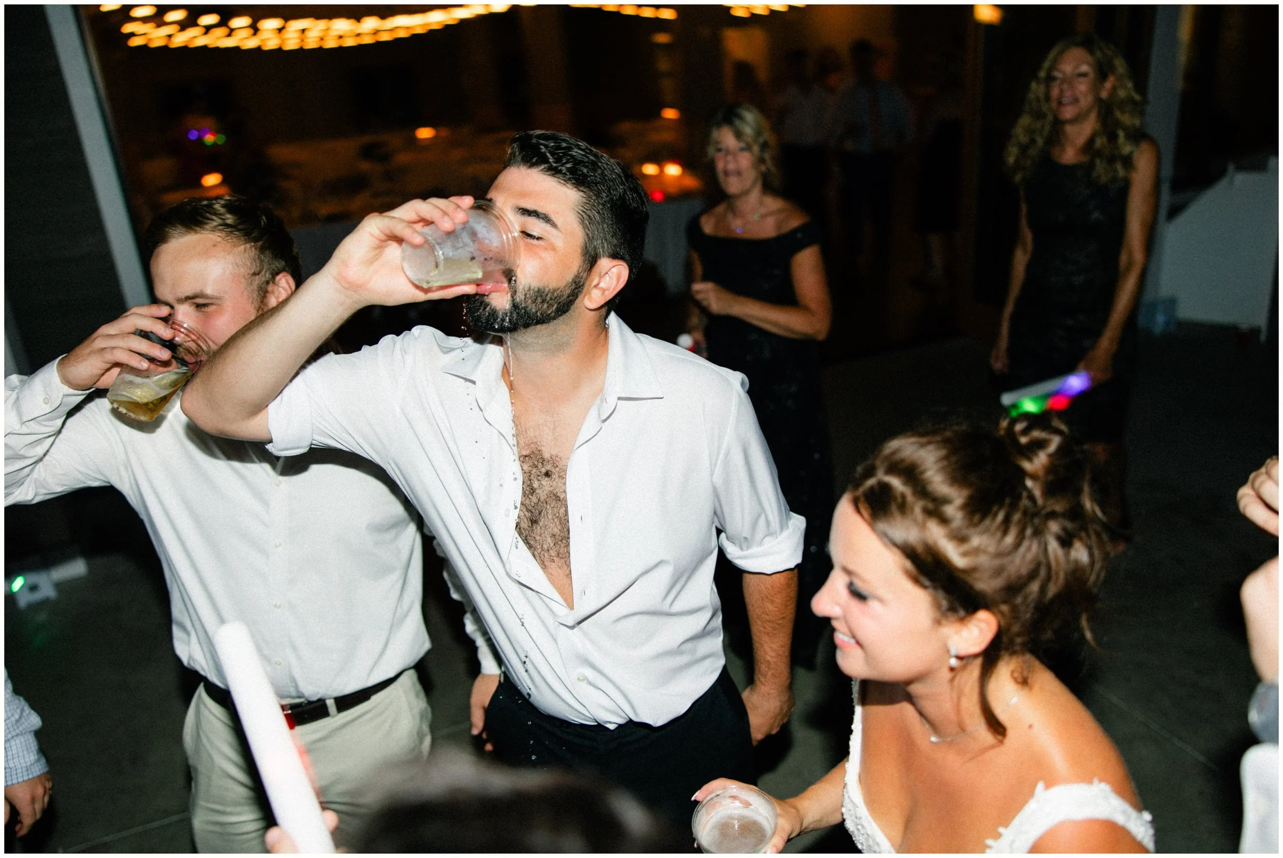 late night wedding photos