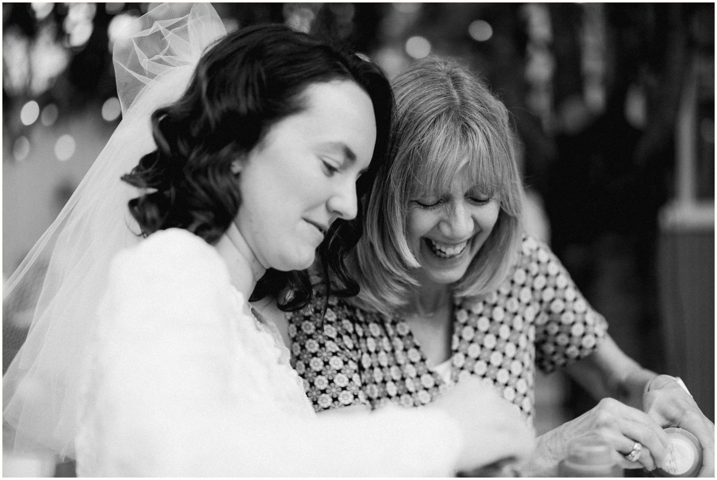 emotional wedding reception candids