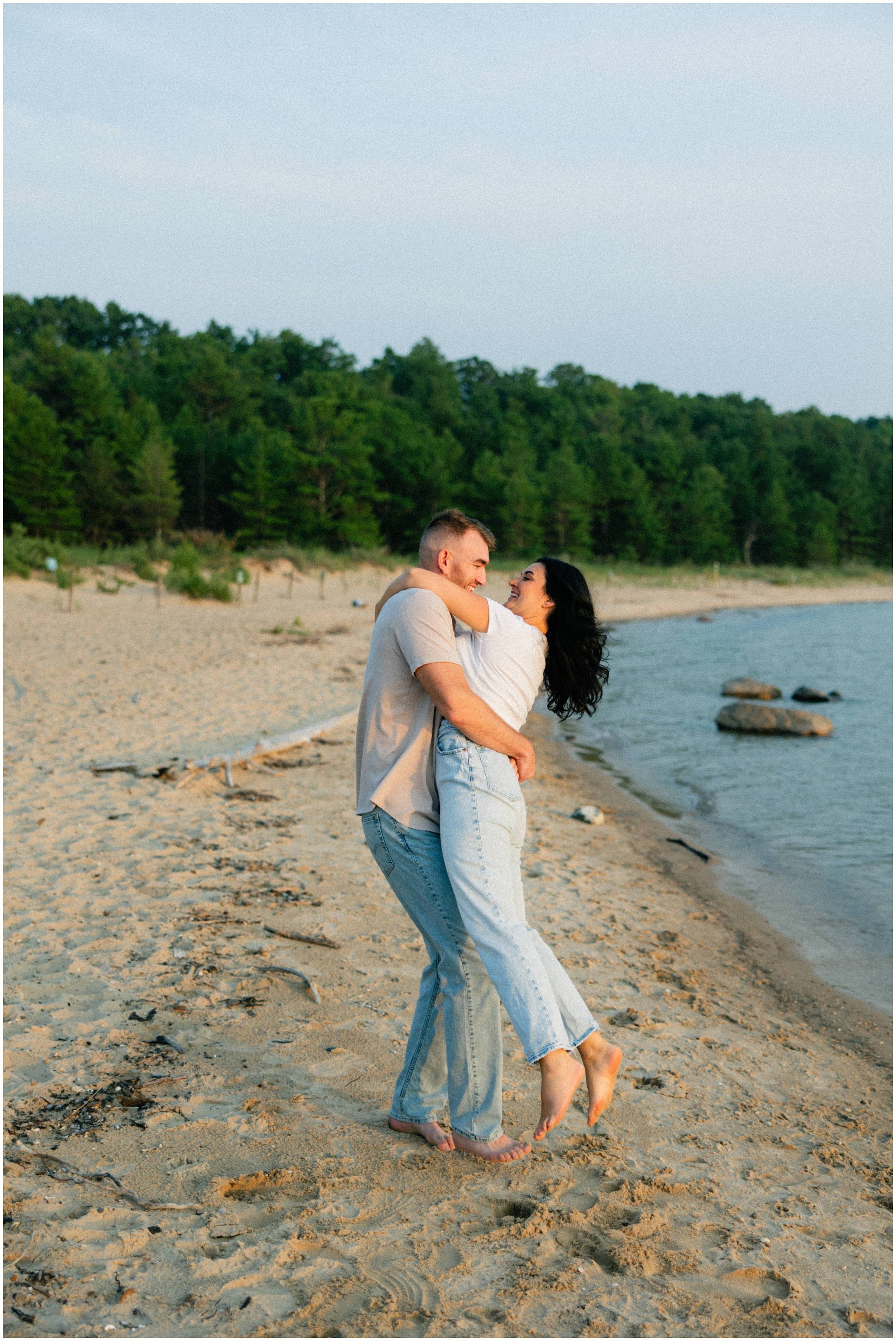 maple bay engagement session