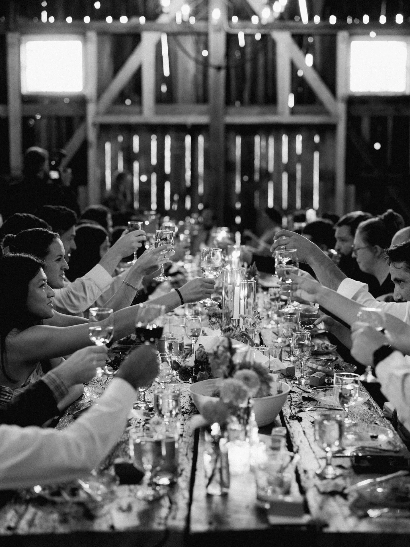 An intimate gathering of Tommy and Caroline&rsquo;s nearest and dearest came together to celebrate their marriage. A ceremony under the willow, portraits in the orchard, and all their friends and family surrounding them with so much love throughout i