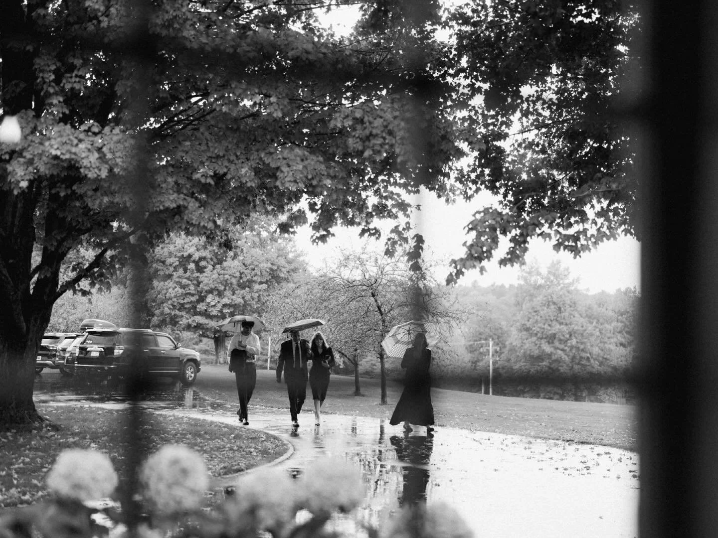 A thunderstorm was not in the original forecast for Matt and Maddie&rsquo;s wedding day. It was one of those &lsquo;the radar says it&rsquo;s clear but it&rsquo;s currently pouring rain and rolling thunder&rsquo; kind of days.

It took us back to so 