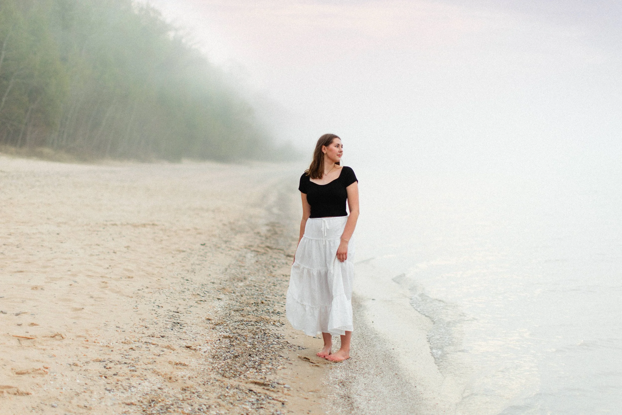 Foggy Senior Portraits | Zoe
